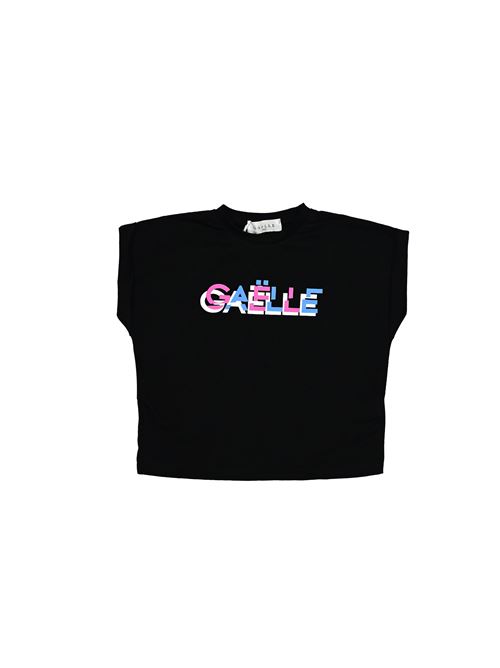 T-shirt, bambina, logata. GAELLE PARIS | 2746M00058BK